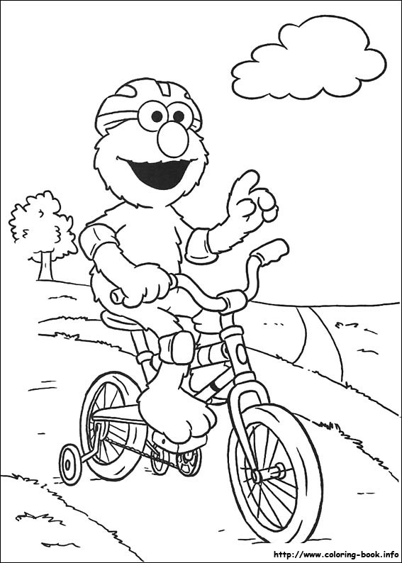 Sesame Street coloring picture